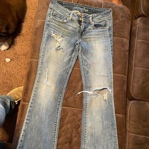American eagles destroy boot cut jeans, never worn